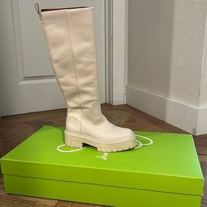 Sam Edelman Larina, Ivory leather boots